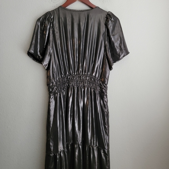 Anthropologie the Somerset Maxi Dress Shine Edition size M NWT - Picture 6 of 9